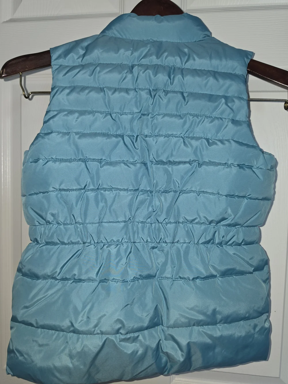 GAP Light Blue Quilted Puffer Vest